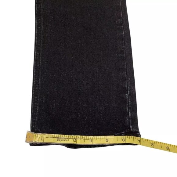 New LTJ Letter to Juliet Venice Jean Womens Size 25 Black High-Rise Straight Leg - Picture 4 of 10